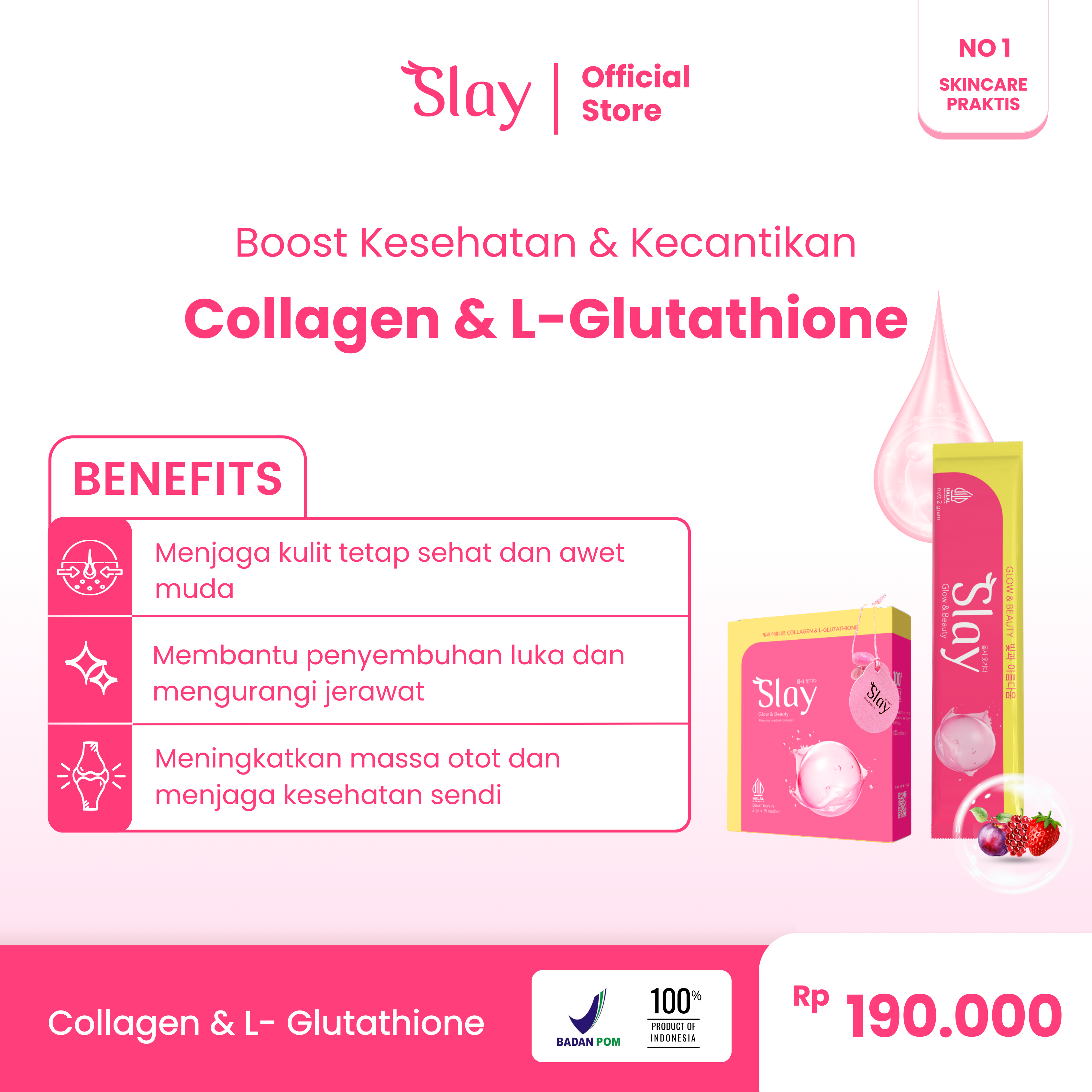 Slay Collagen & L-Gluthatione