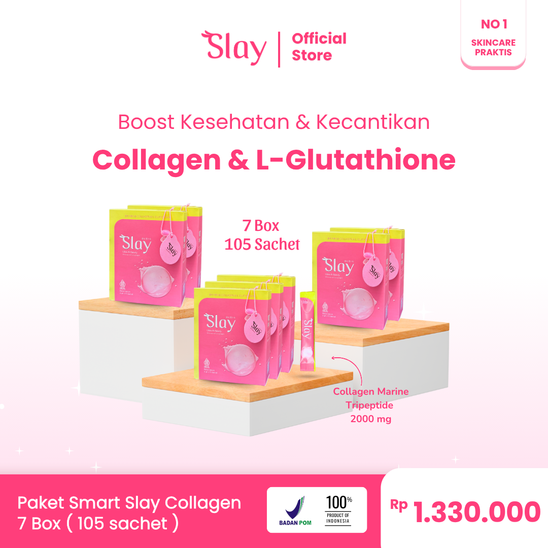 Slay Collagen & L-Glutathione Paket 7 Box