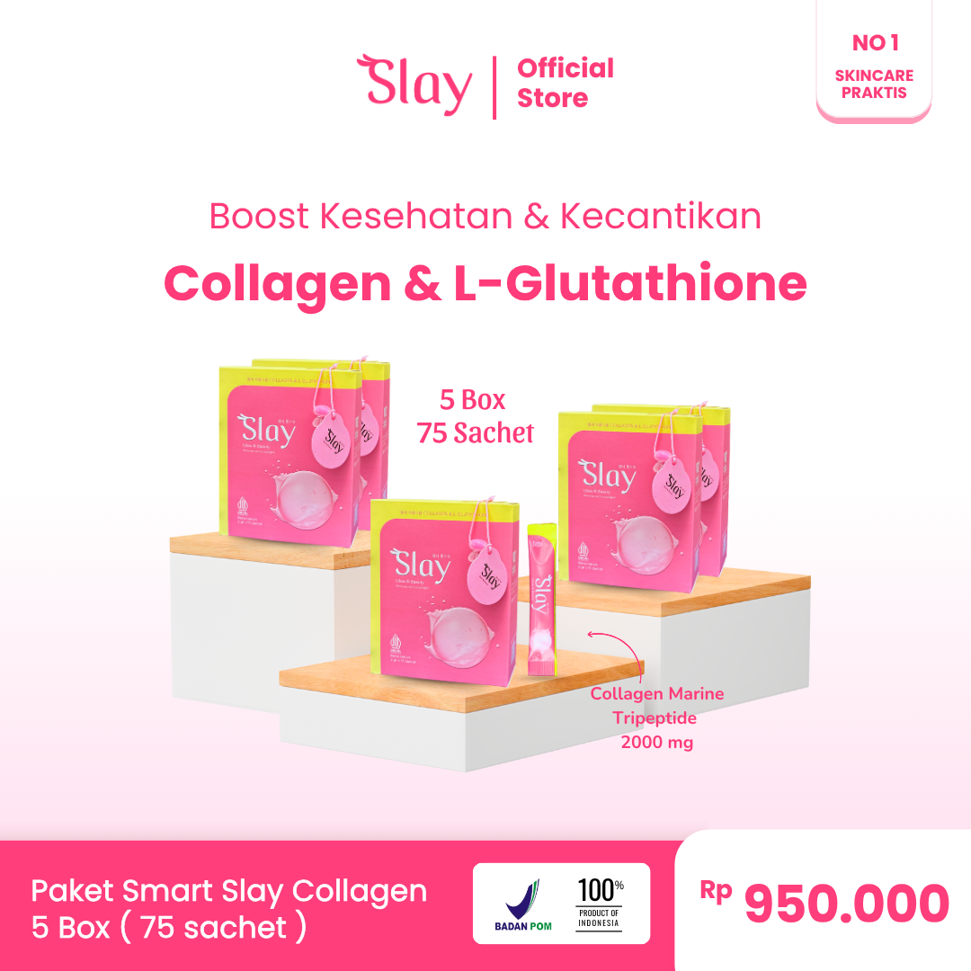 Slay Collagen & L-Glutathione Paket 5 Box